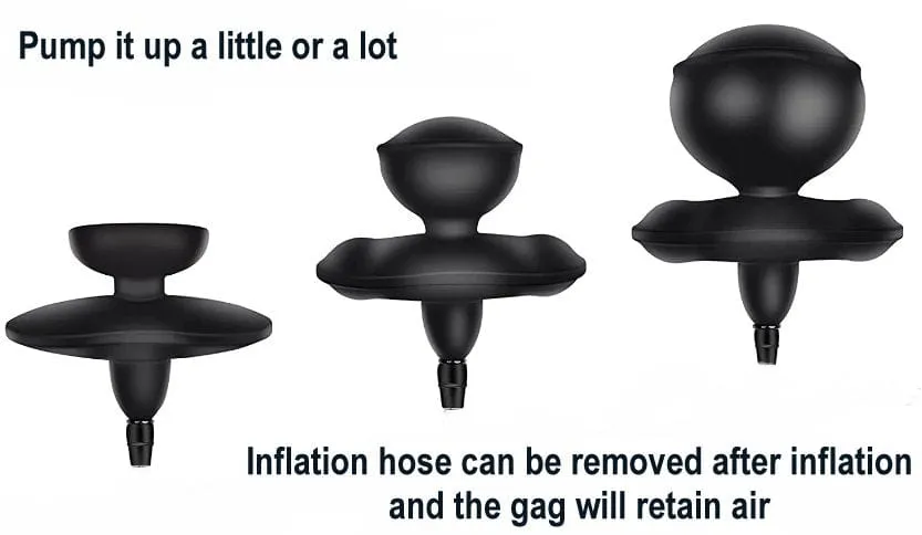 0491W-SIS      Pretty Female Led Relationship Sissy Slave Butterfly Pump Gag