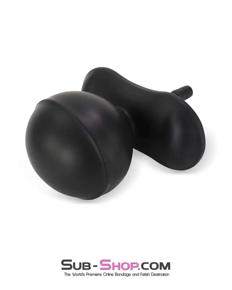 0491W-SIS      Pretty Female Led Relationship Sissy Slave Butterfly Pump Gag