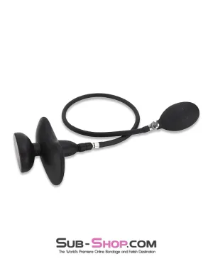0491W-SIS      Pretty Female Led Relationship Sissy Slave Butterfly Pump Gag