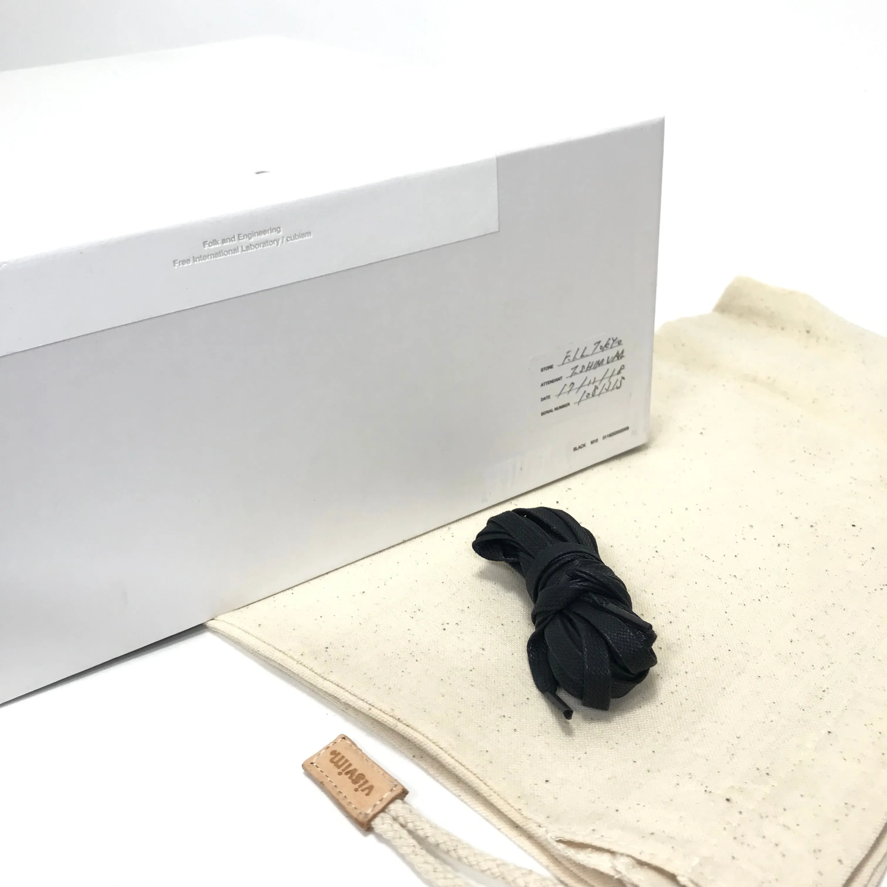 [10] Visvim Grizzly Boots Folk Black