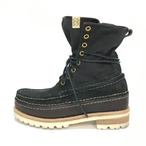 [10] Visvim Grizzly Boots Folk Black