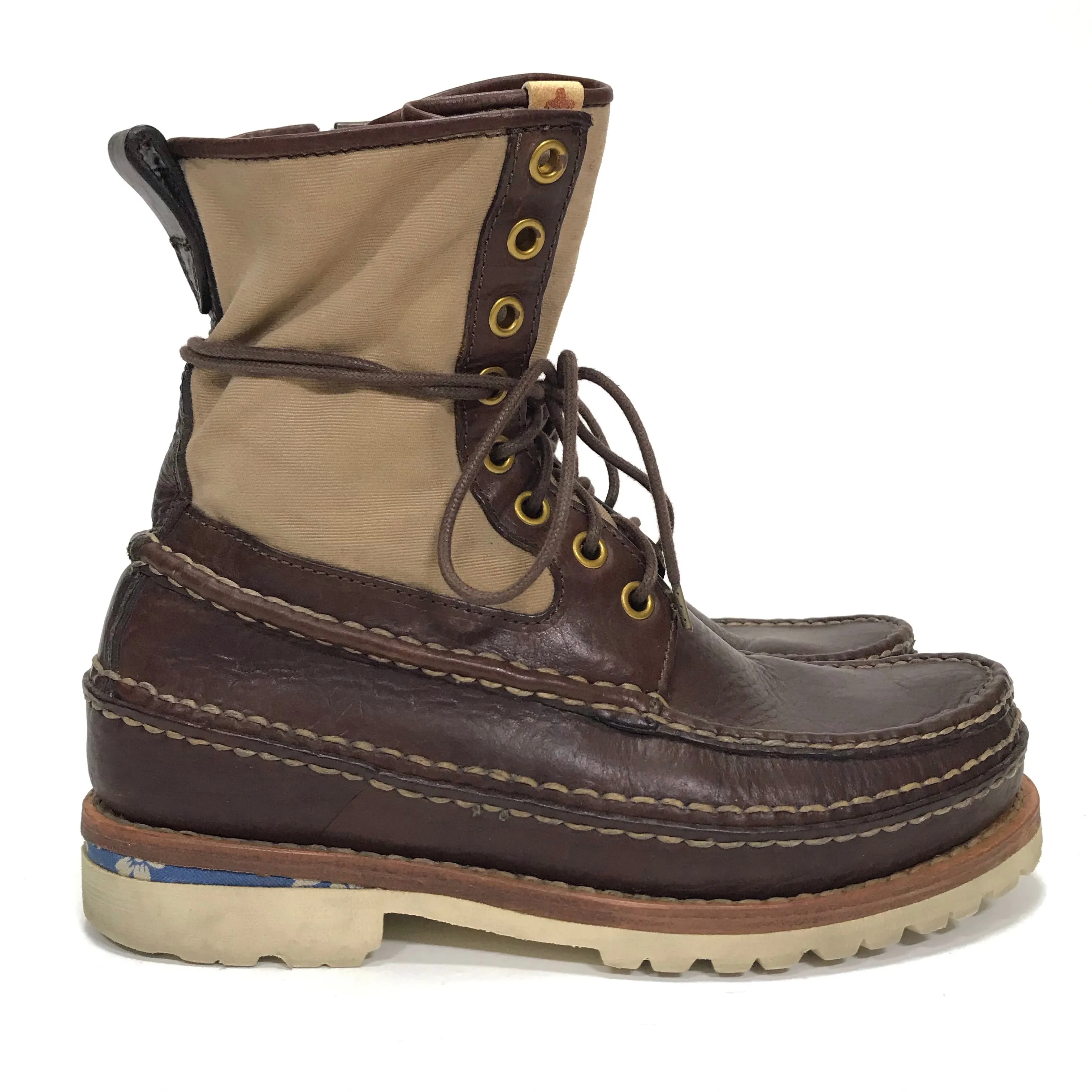 [10.5] Visvim 14AW Grizzly Boots Folk Dk Brown