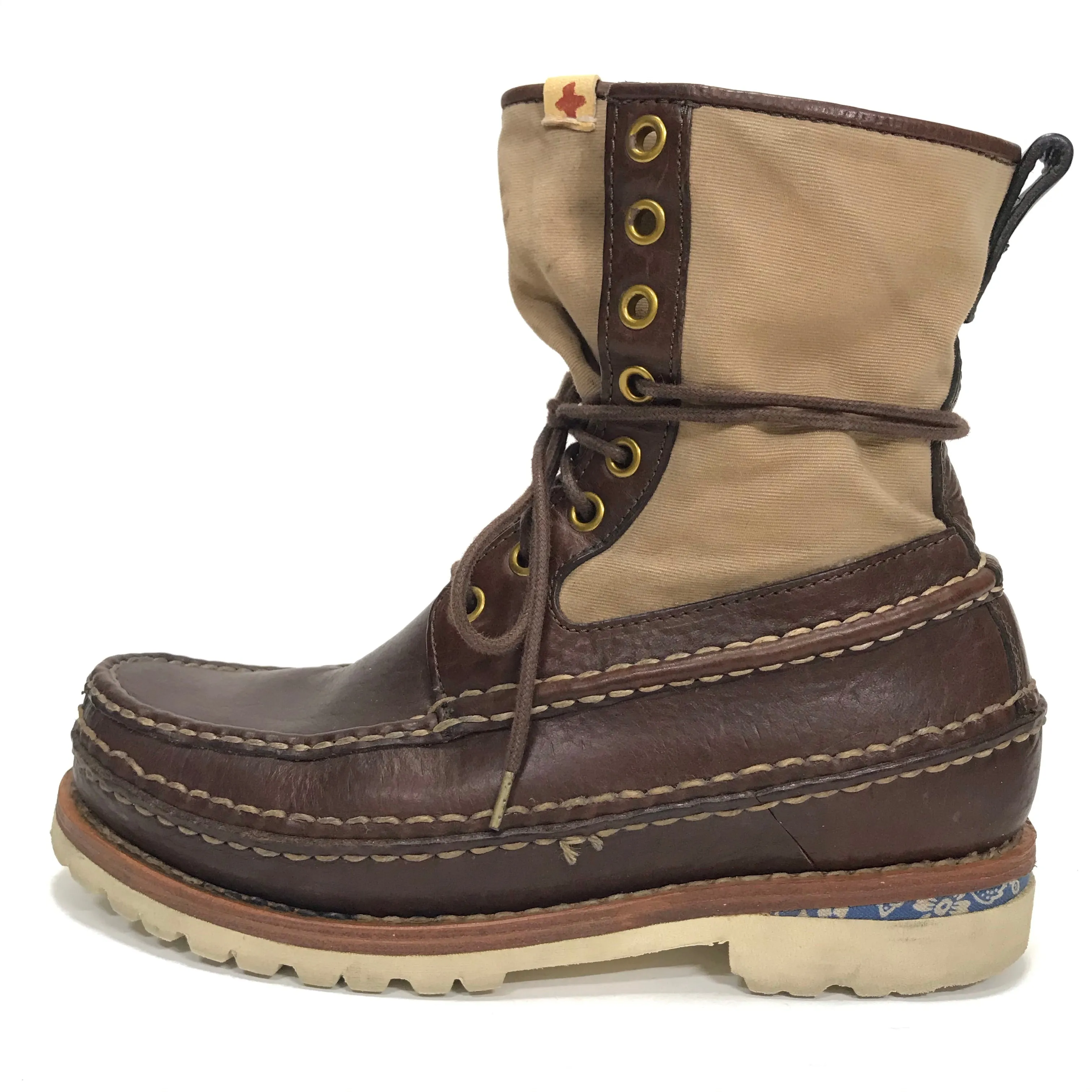 [10.5] Visvim 14AW Grizzly Boots Folk Dk Brown