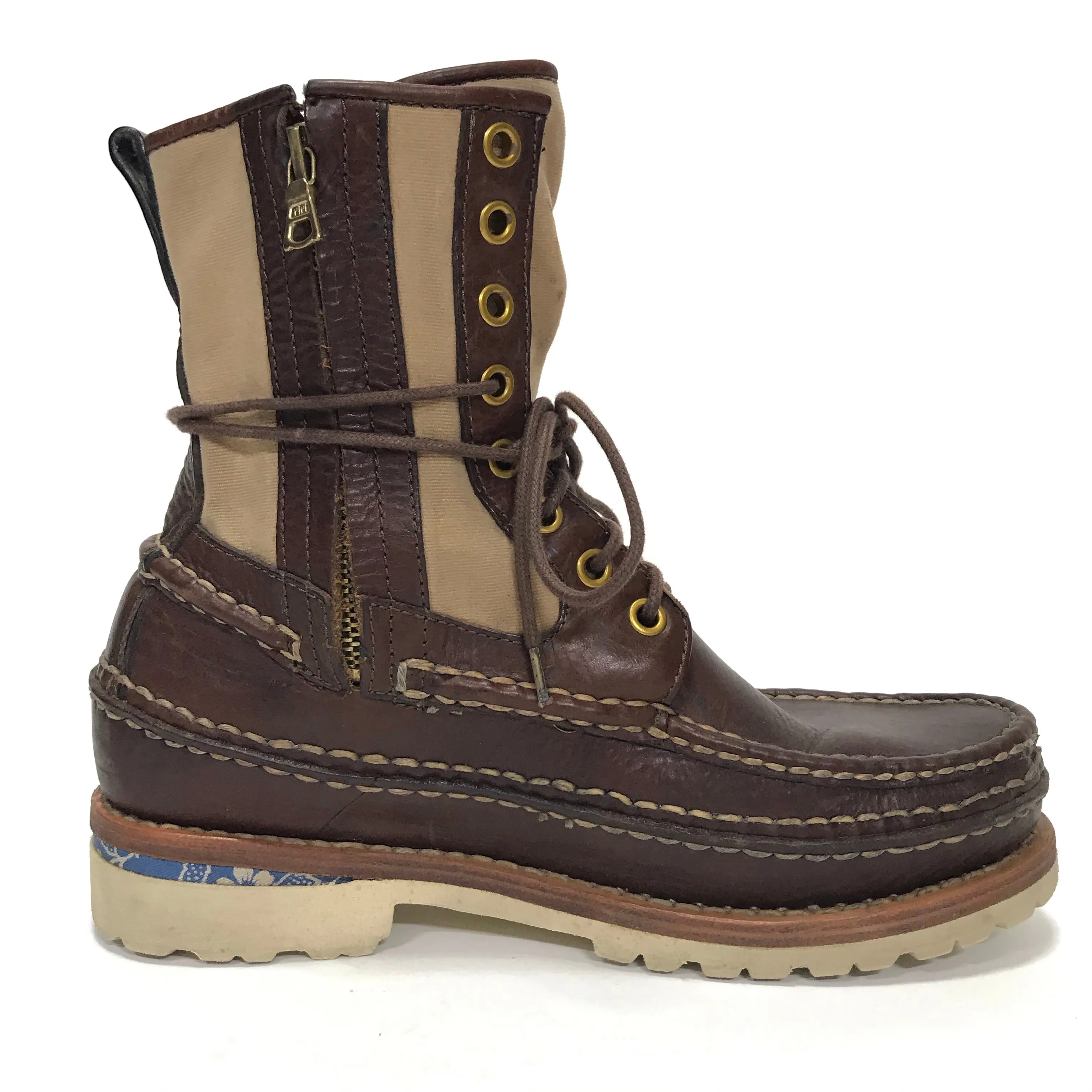 [10.5] Visvim 14AW Grizzly Boots Folk Dk Brown