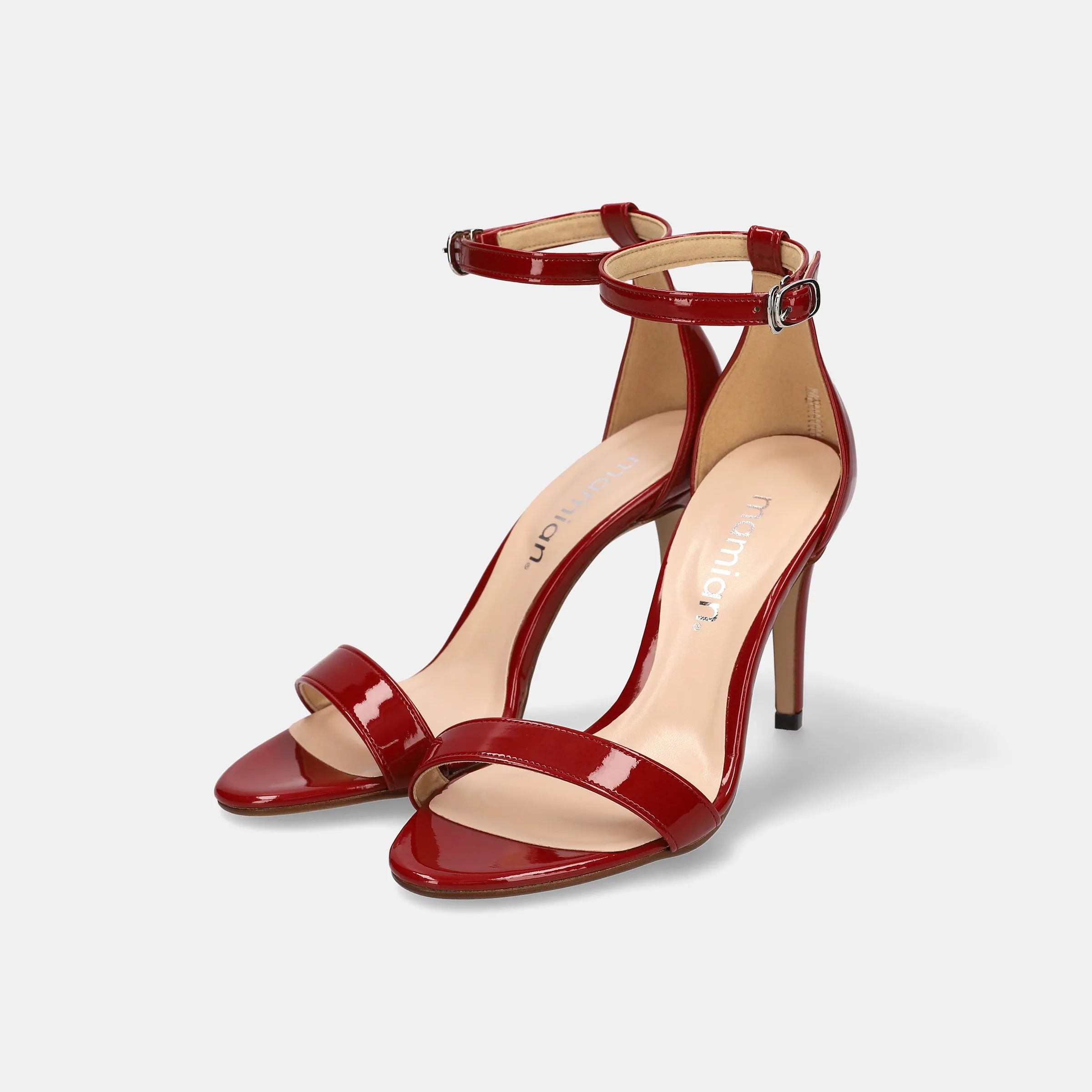 15% OFF: High heel line sandals (3570) Red E