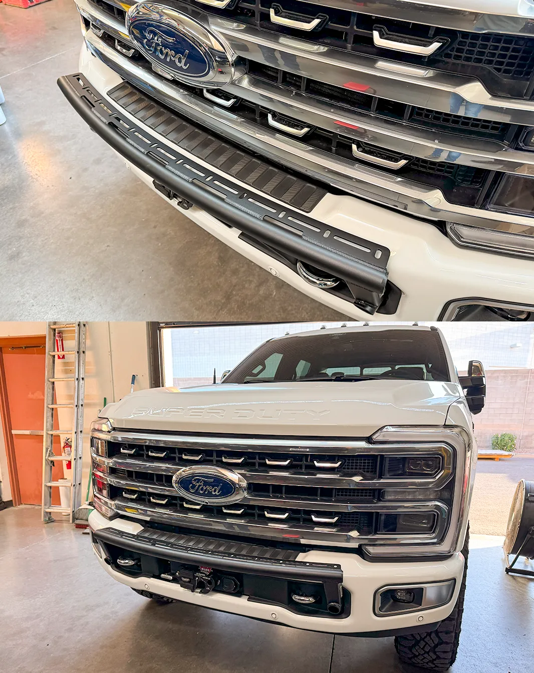 2023  Ford F-250 Super Duty Front Light Mount Kit (Stock Bumper)