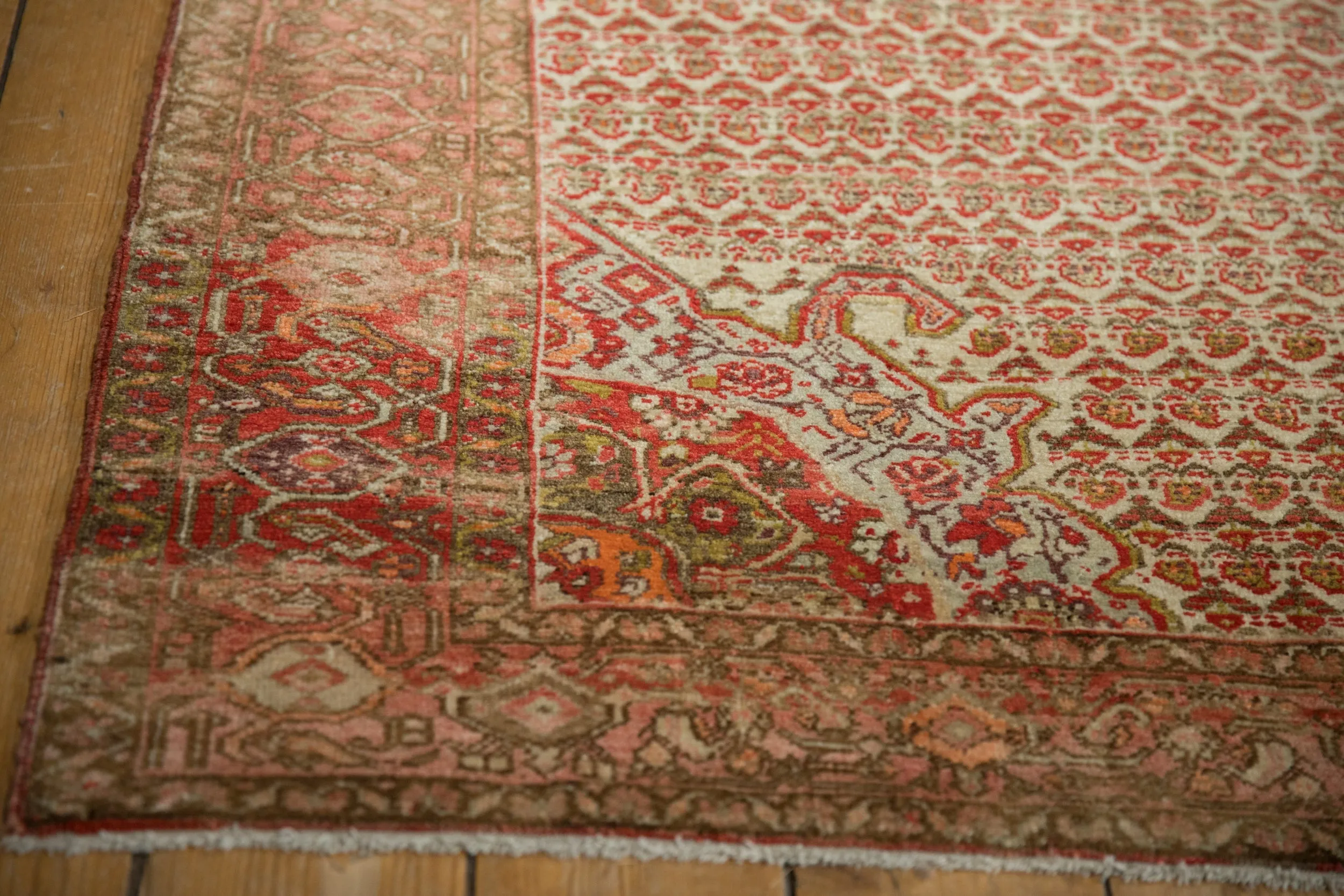 4x7 Vintage Distressed Malayer Rug