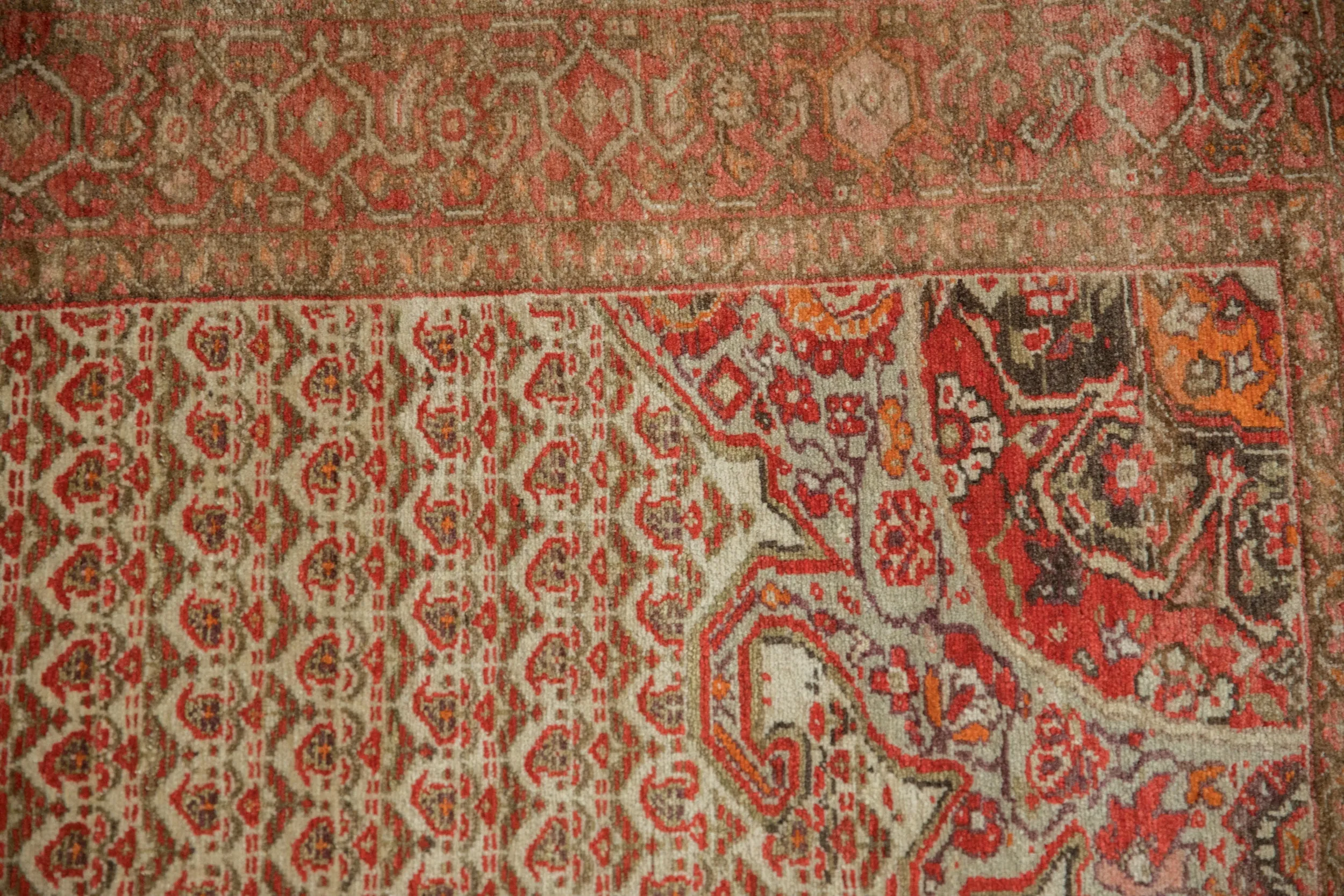 4x7 Vintage Distressed Malayer Rug