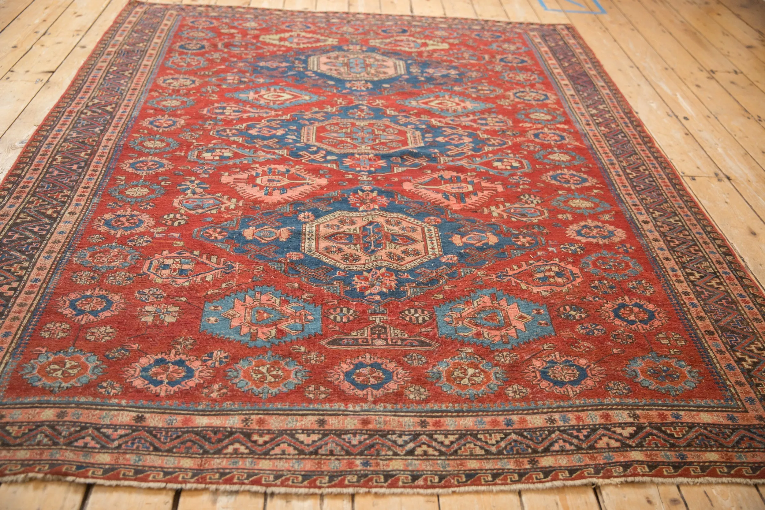 6x7.5 Antique Caucasian Soumac Carpet