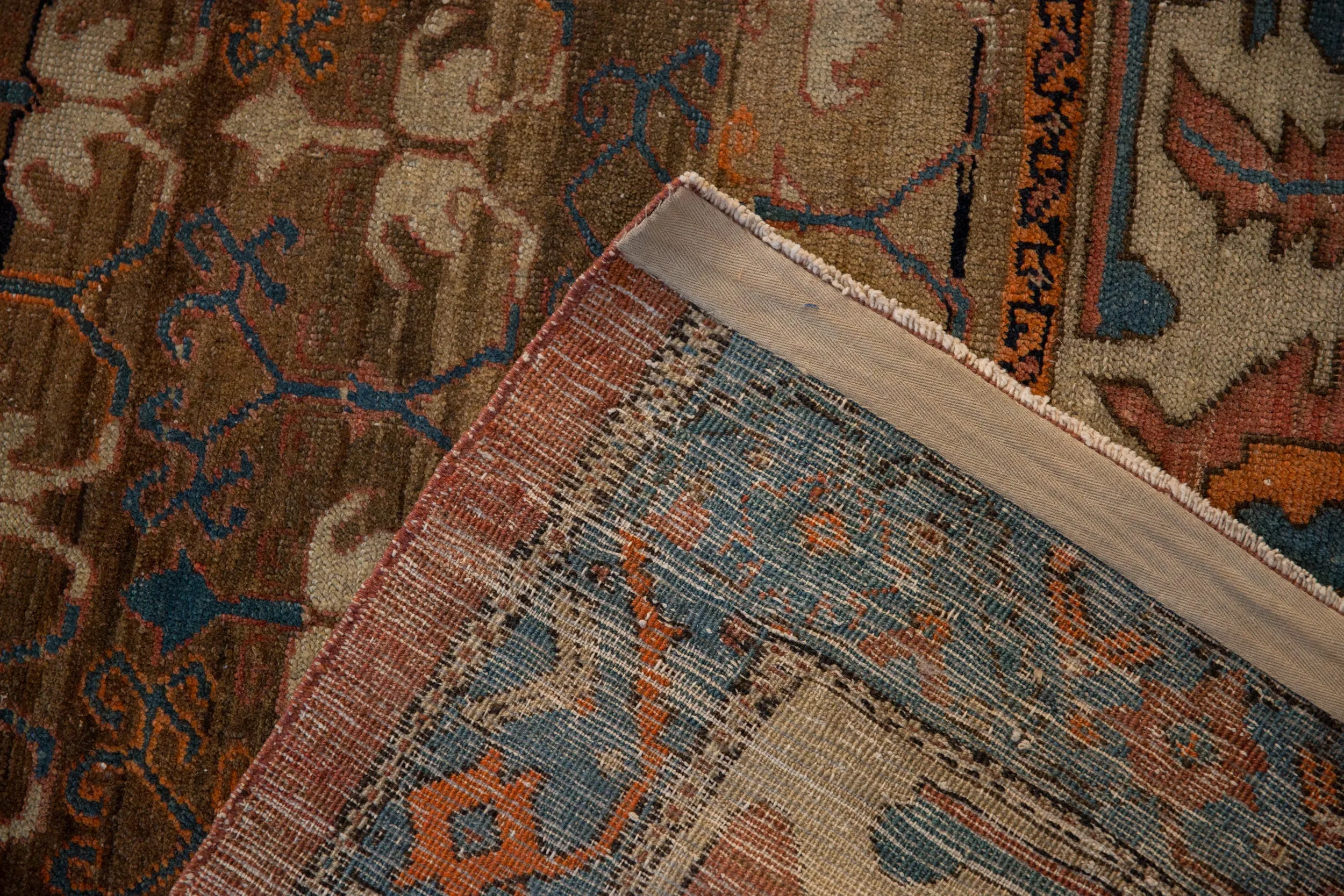 7.5x13 Antique Bakshaish Carpet