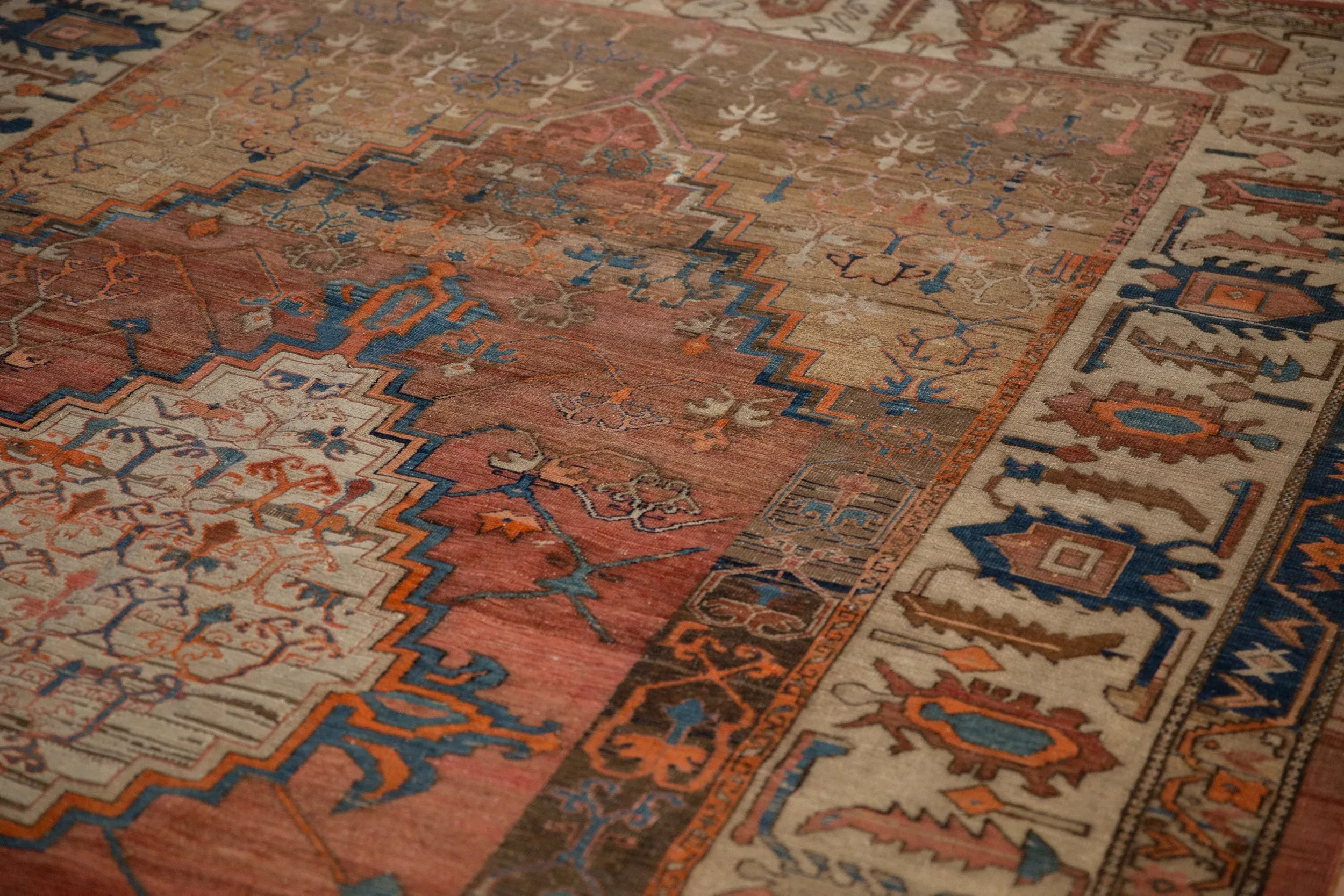 7.5x13 Antique Bakshaish Carpet