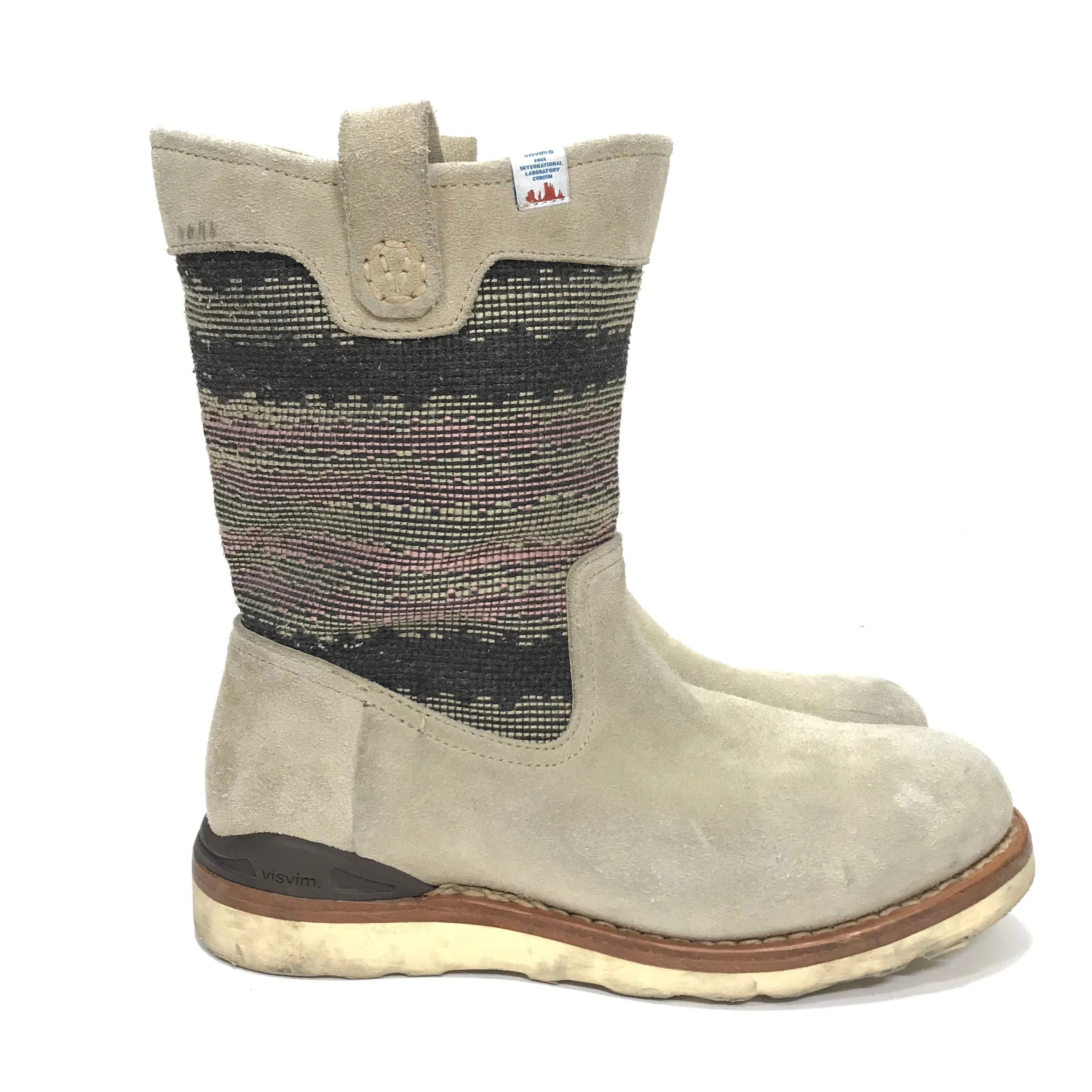 [8] Visvim 11SS Wabanaki Boots Folk Blanket Sand