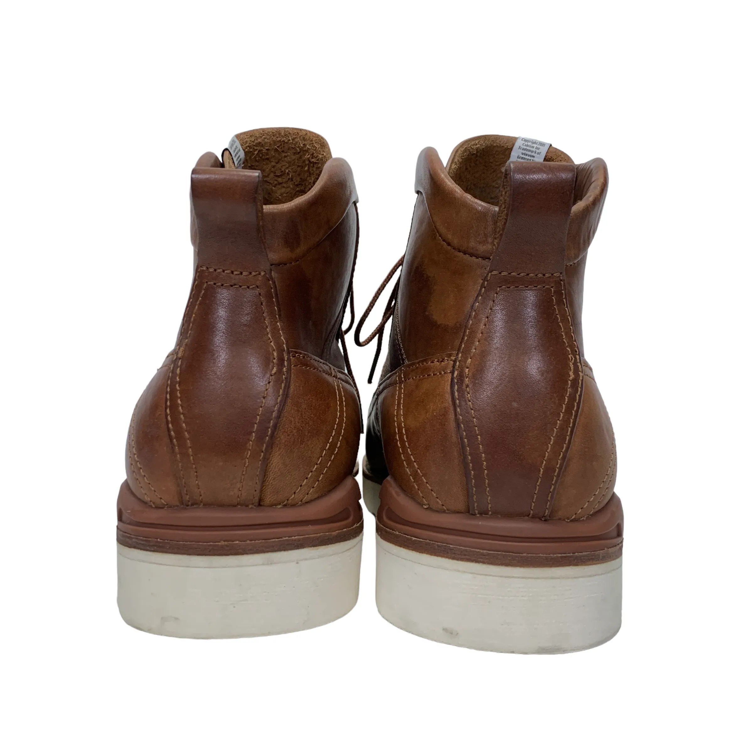 [8] Visvim Beard Boots Folk Leather Brown