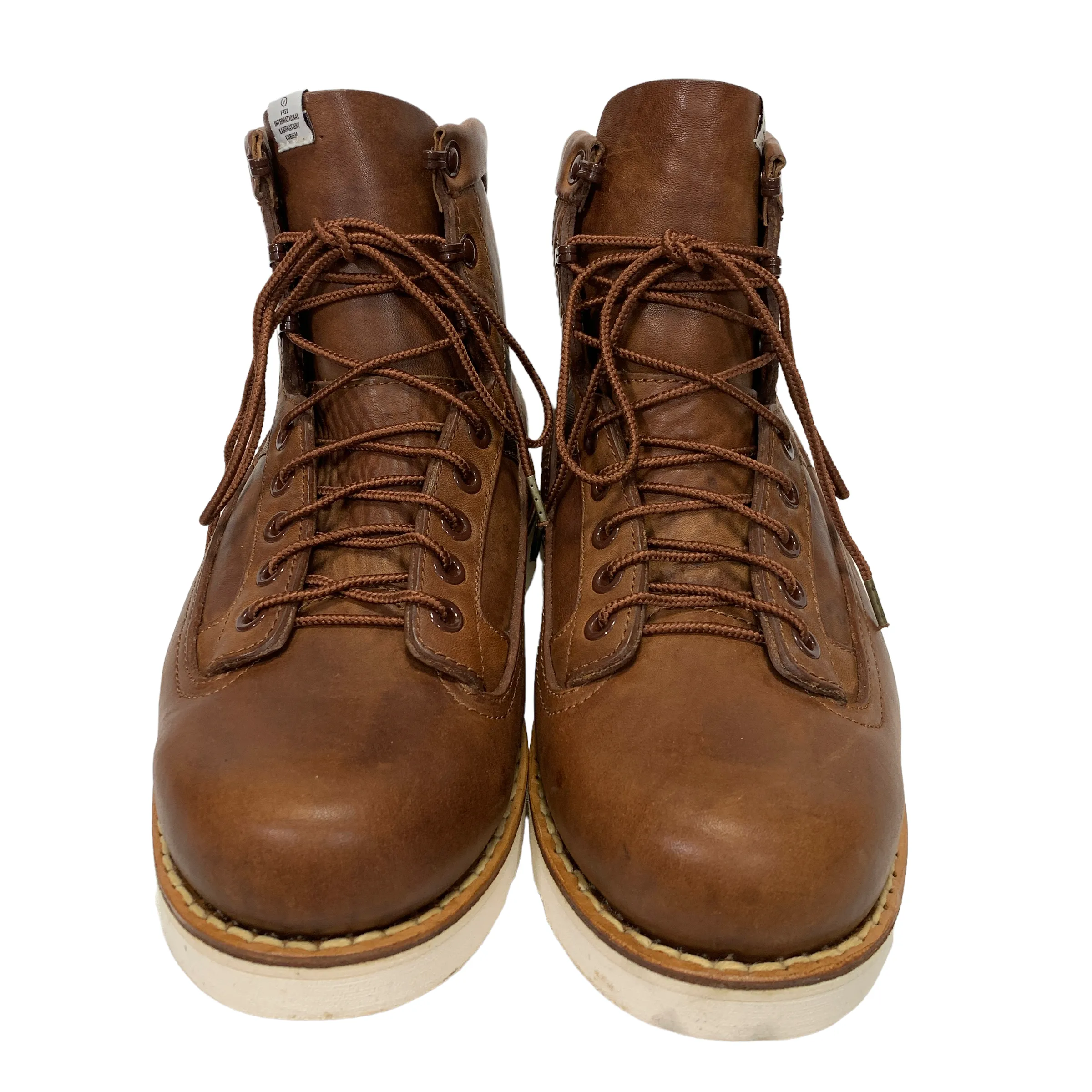 [8] Visvim Beard Boots Folk Leather Brown