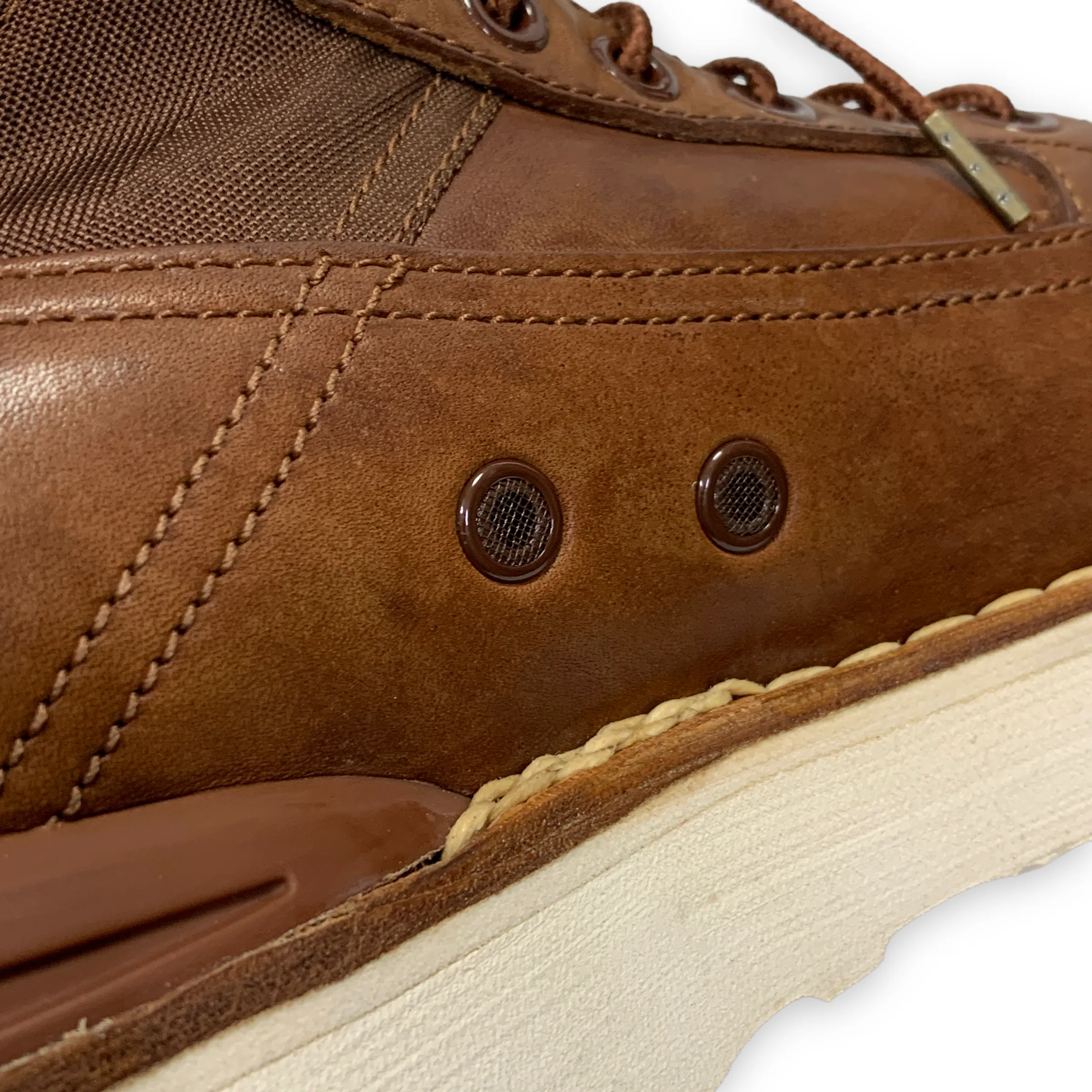 [8] Visvim Beard Boots Folk Leather Brown