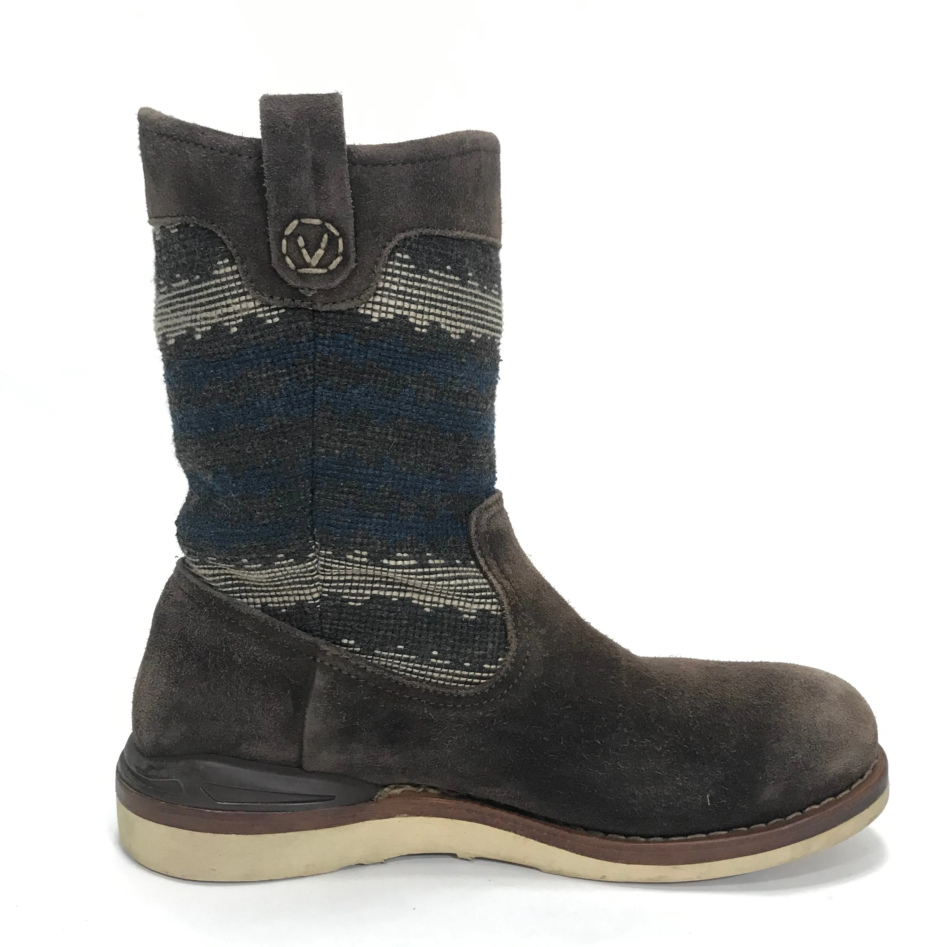[9] Visvim 11SS Wabanaki Boots Folk Blanket Dk Brown