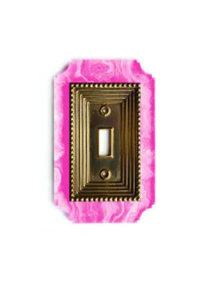 Acrylic   Brass | Georgian Style, Pink Agate