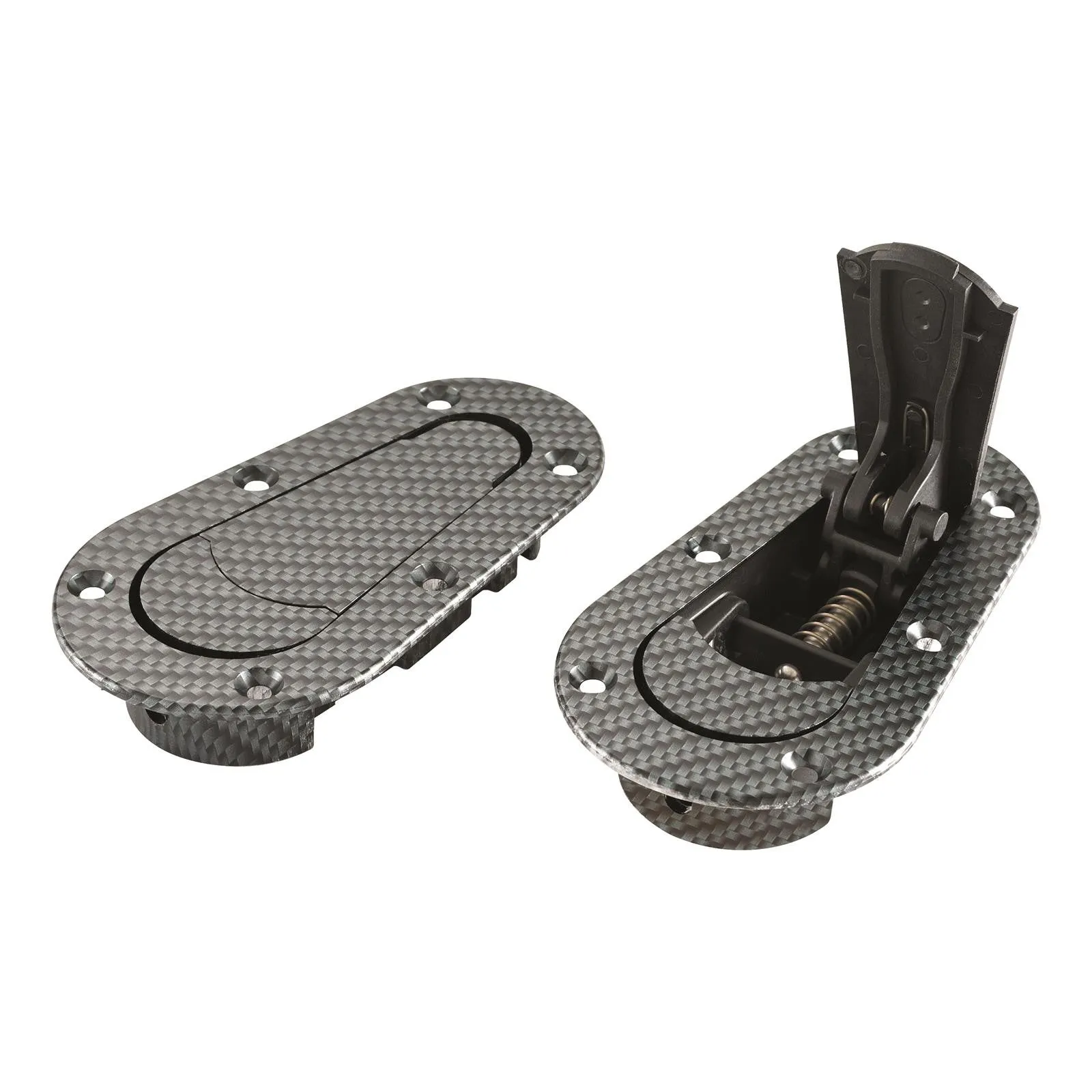 AeroCatch 120 Series Carbon Look Non-Locking Hood Pins