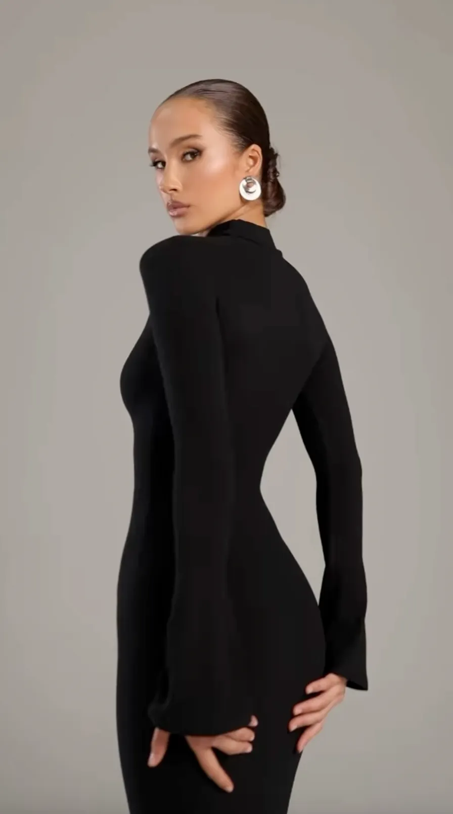 Amy | Turtleneck Maxi Dress