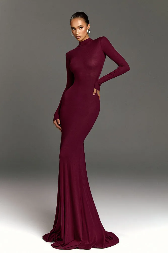 Amy | Turtleneck Maxi Dress
