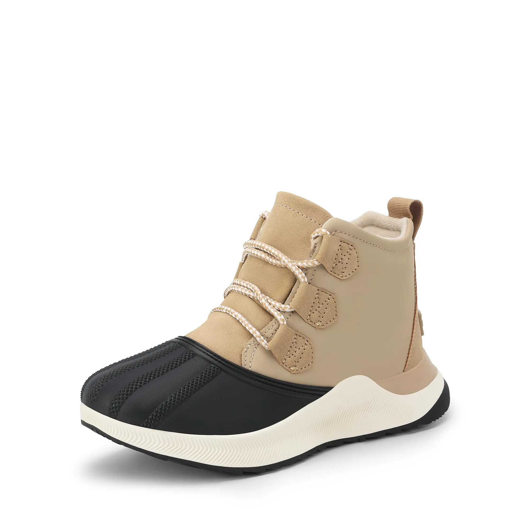 Ankle Winter Boots for Women Waterproof Lace Up Anti-Slip Warm Snow Booties Fashion Sneaker Boots