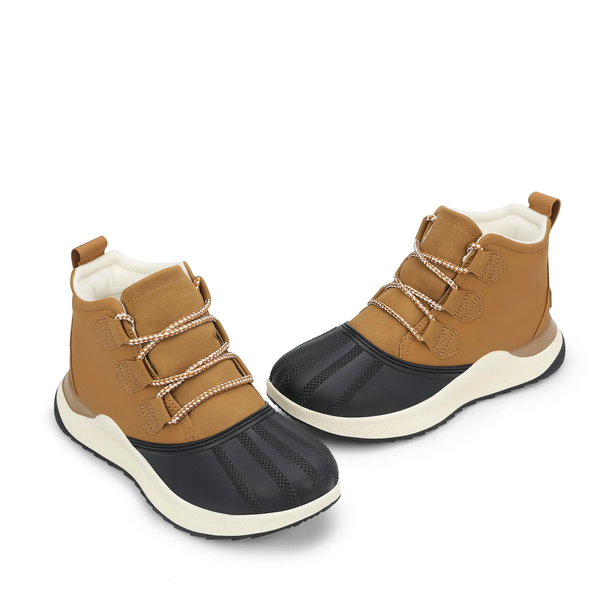 Ankle Winter Boots for Women Waterproof Lace Up Anti-Slip Warm Snow Booties Fashion Sneaker Boots