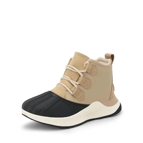 Ankle Winter Boots for Women Waterproof Lace Up Anti-Slip Warm Snow Booties Fashion Sneaker Boots
