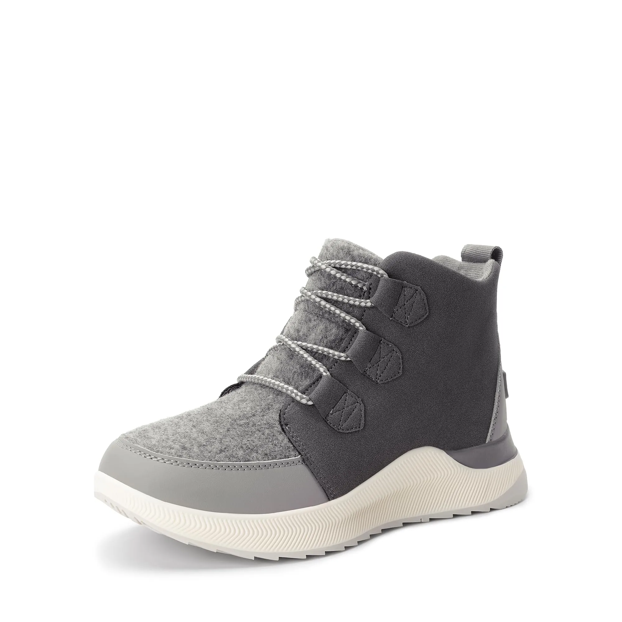Ankle Winter Boots for Women Waterproof Lace Up Anti-Slip Warm Snow Booties Fashion Sneaker Boots