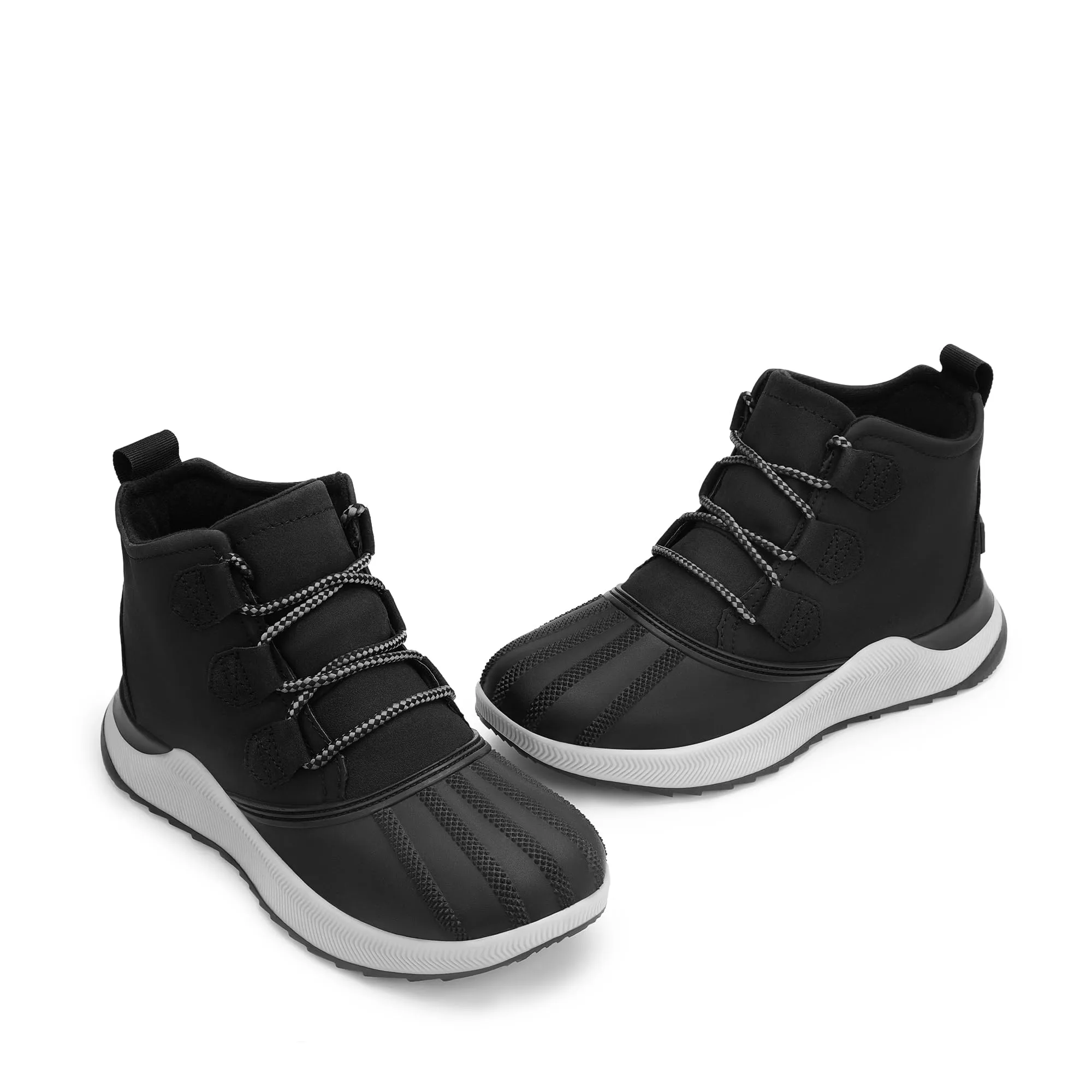 Ankle Winter Boots for Women Waterproof Lace Up Anti-Slip Warm Snow Booties Fashion Sneaker Boots