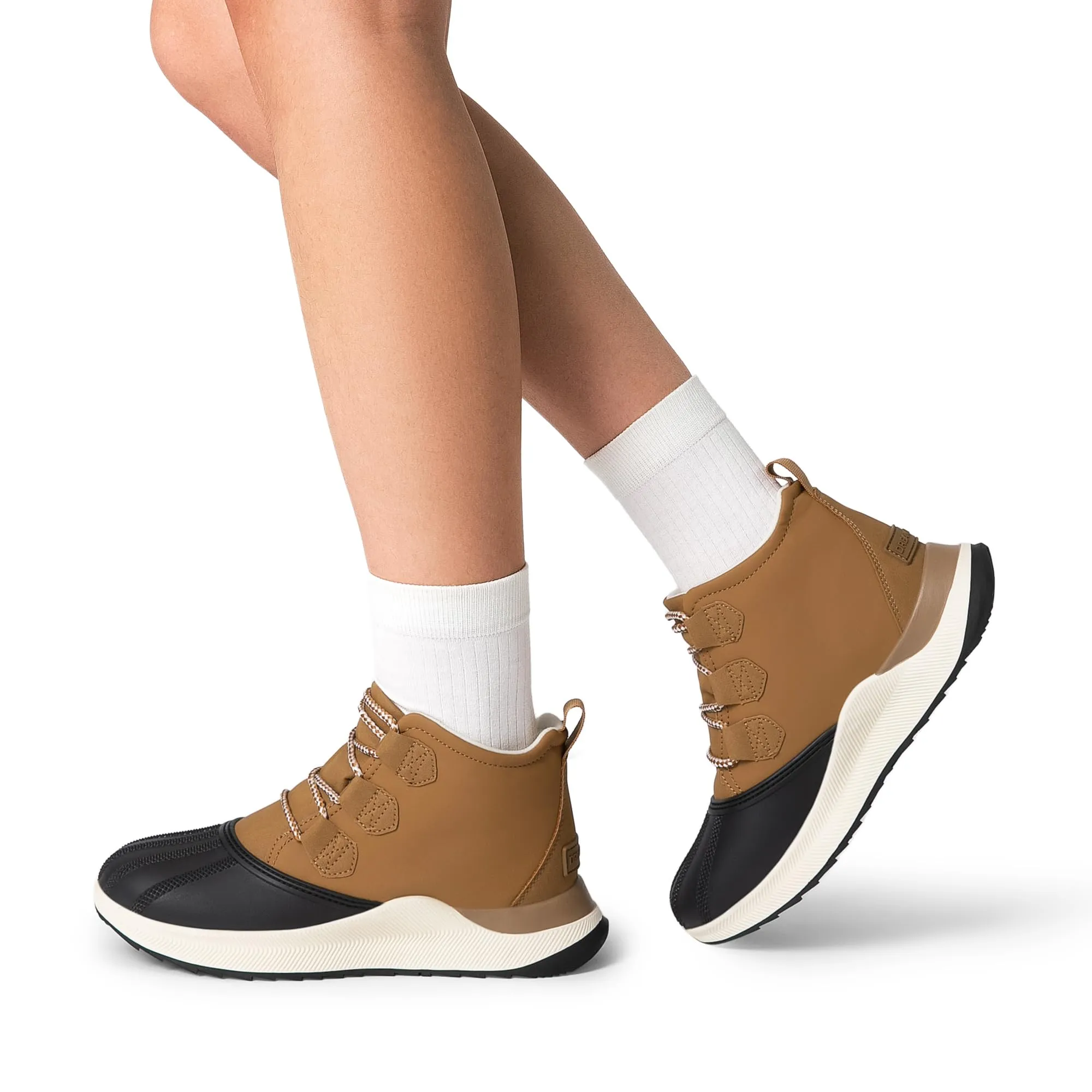 Ankle Winter Boots for Women Waterproof Lace Up Anti-Slip Warm Snow Booties Fashion Sneaker Boots