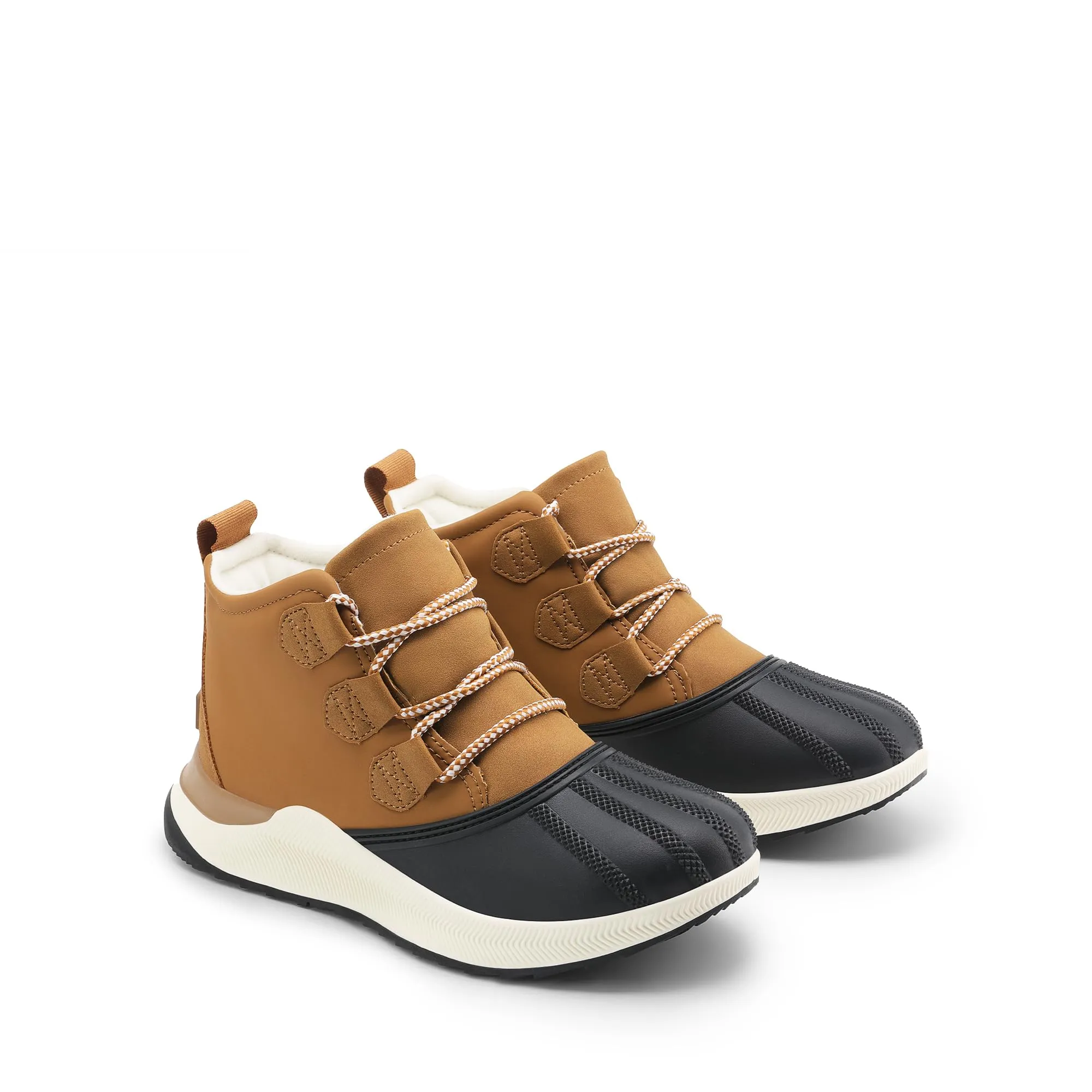 Ankle Winter Boots for Women Waterproof Lace Up Anti-Slip Warm Snow Booties Fashion Sneaker Boots