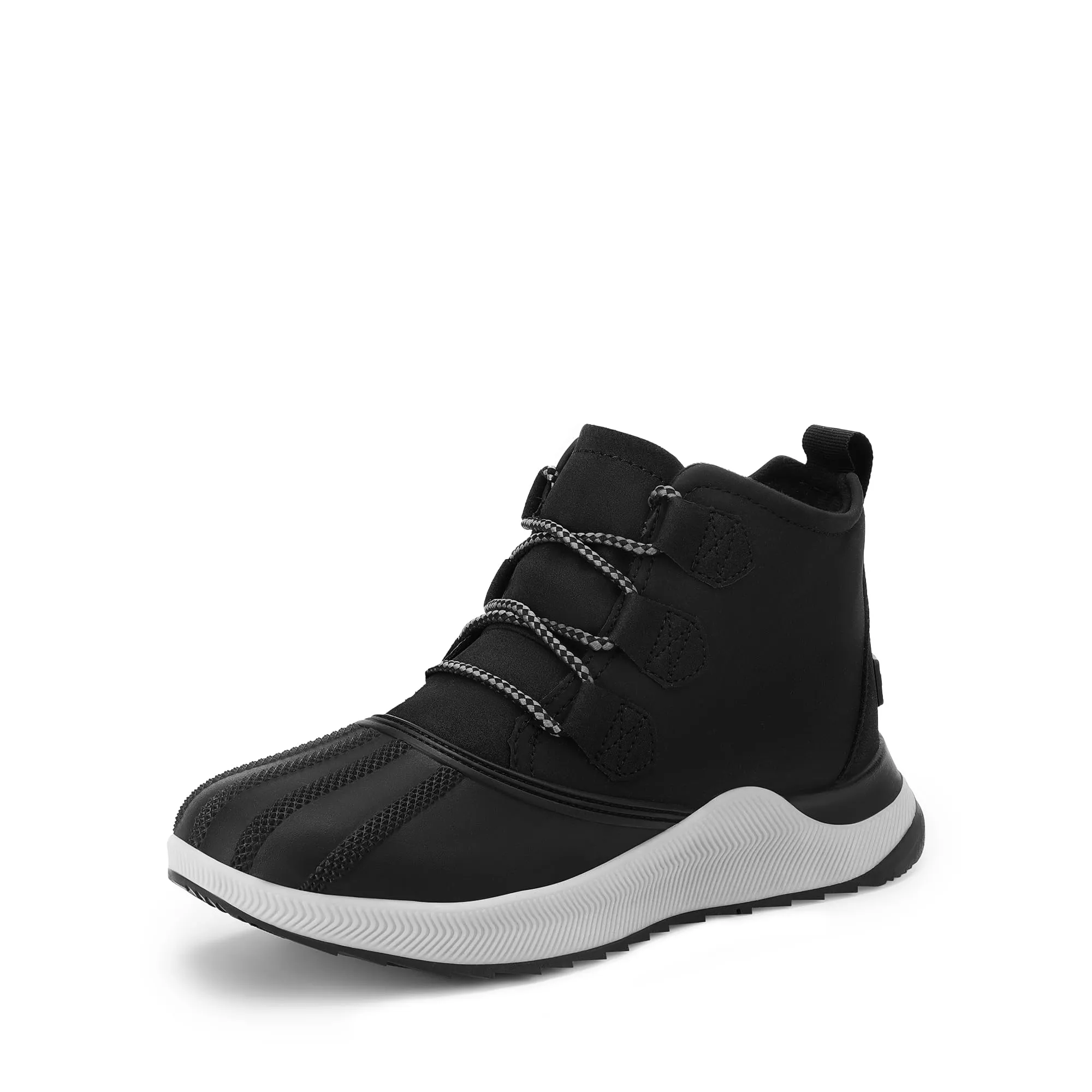 Ankle Winter Boots for Women Waterproof Lace Up Anti-Slip Warm Snow Booties Fashion Sneaker Boots