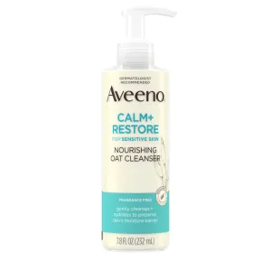 Aveeno Calm   Restore Nourishing Oat Cleanser, For Sensitive Skin