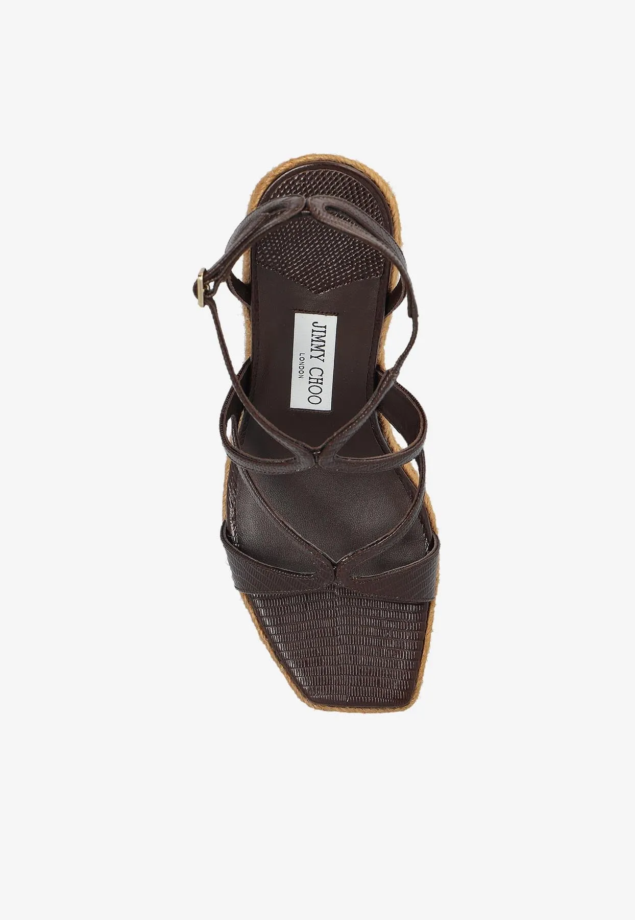 Ayla 110 Raffia Wedge Sandals