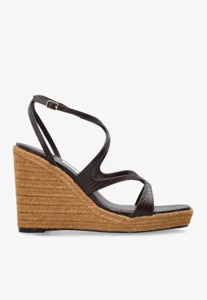 Ayla 110 Raffia Wedge Sandals