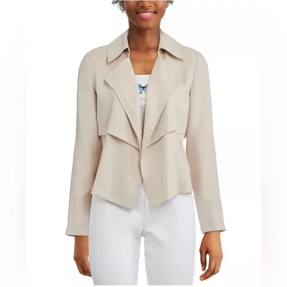 Bar lll Open-Front‎ Trench Jacket