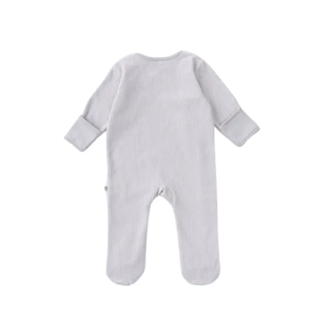 Basic Organic Cotton Footed Babygrow Corduroy
