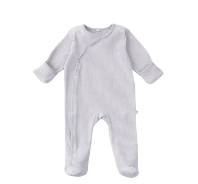 Basic Organic Cotton Footed Babygrow Corduroy