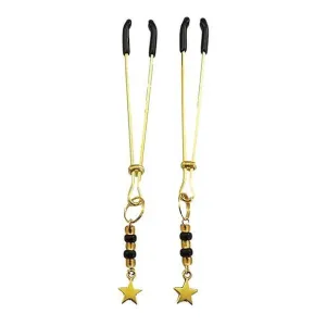 Bijoux de Nip Black and Gold Beads with Star