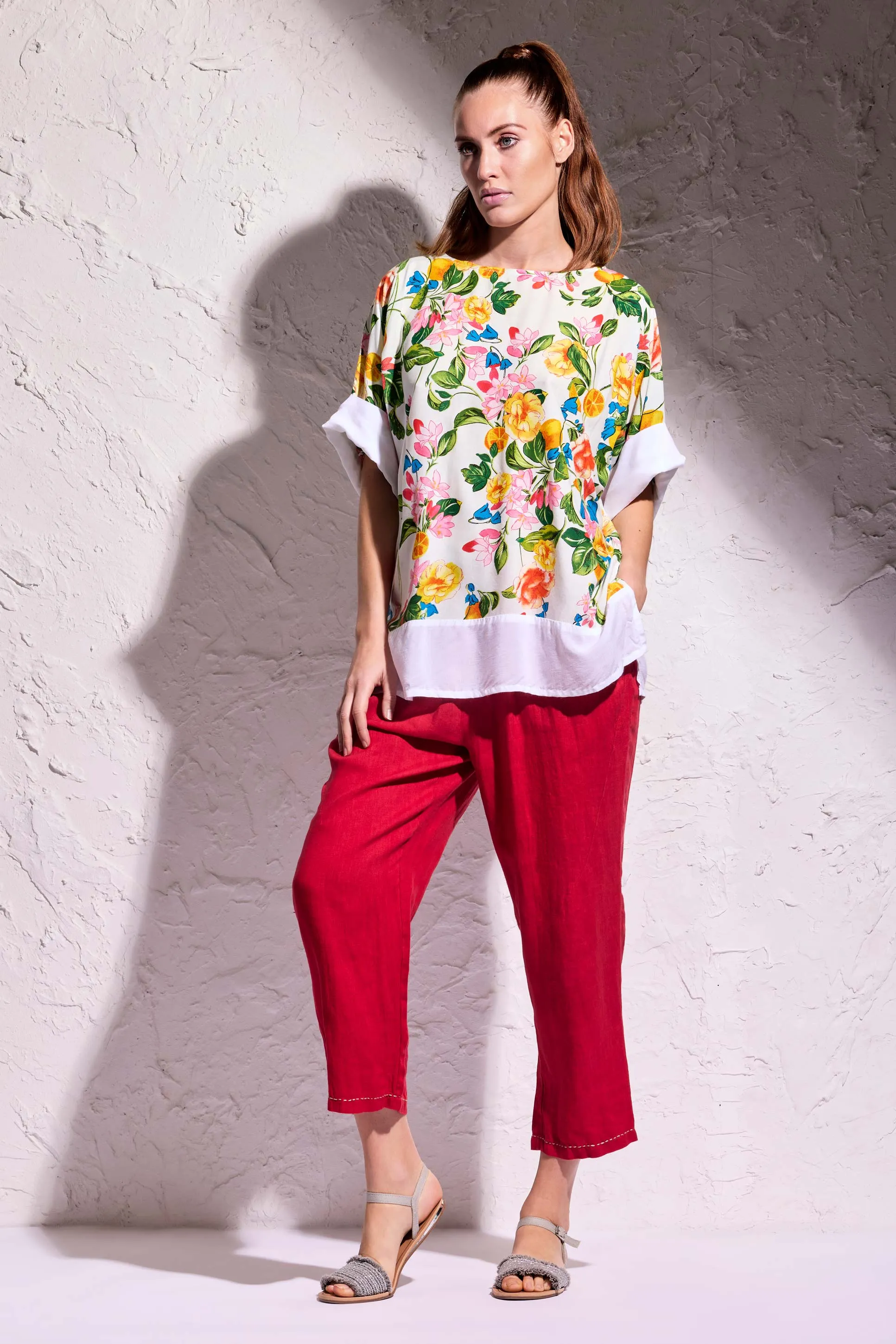 Blusa a fiori Lea