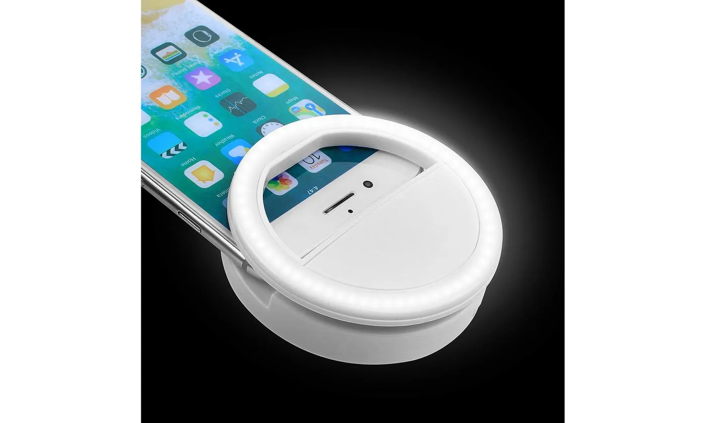 Brightness LED Selfie Ring Fill Light 3-Level For All Cell Phone Models