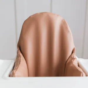 Camel Vegan Leather Cushion Cover: Cushion   Cover