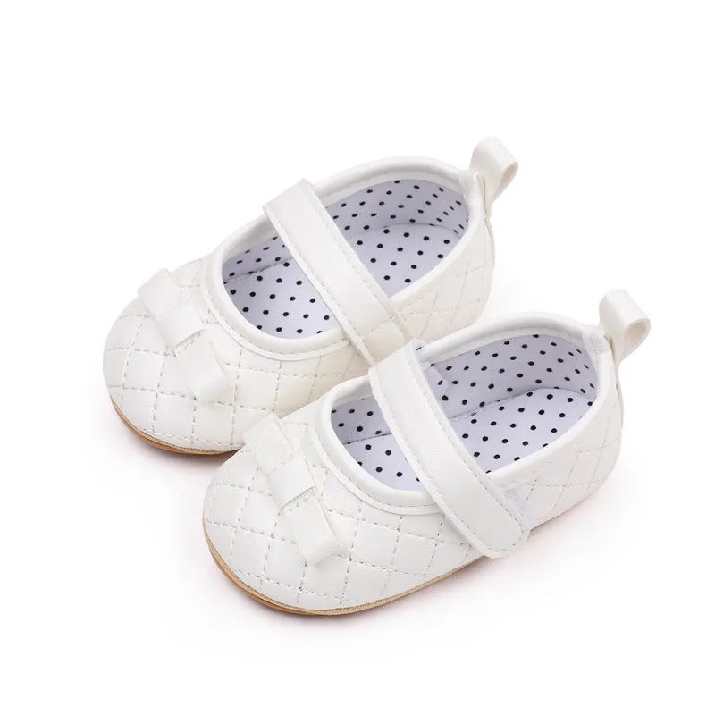 Checks Design Velcro Closure Booties
