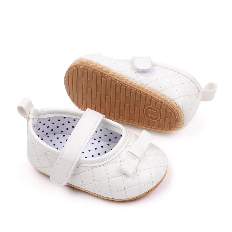 Checks Design Velcro Closure Booties