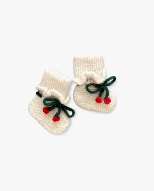 Cherry Booties | off white