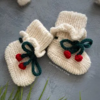 Cherry Booties | off white