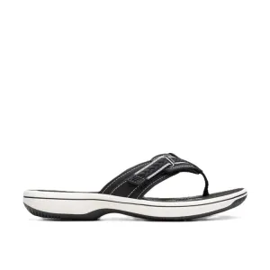 Clarks Women's Breezey Sun H Black Sandals