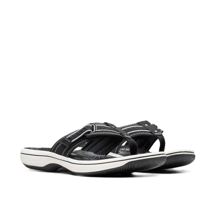 Clarks Women's Breezey Sun H Black Sandals