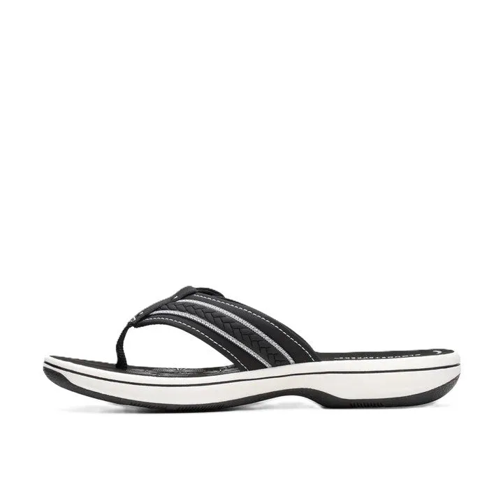 Clarks Women's Breezey Sun H Black Sandals