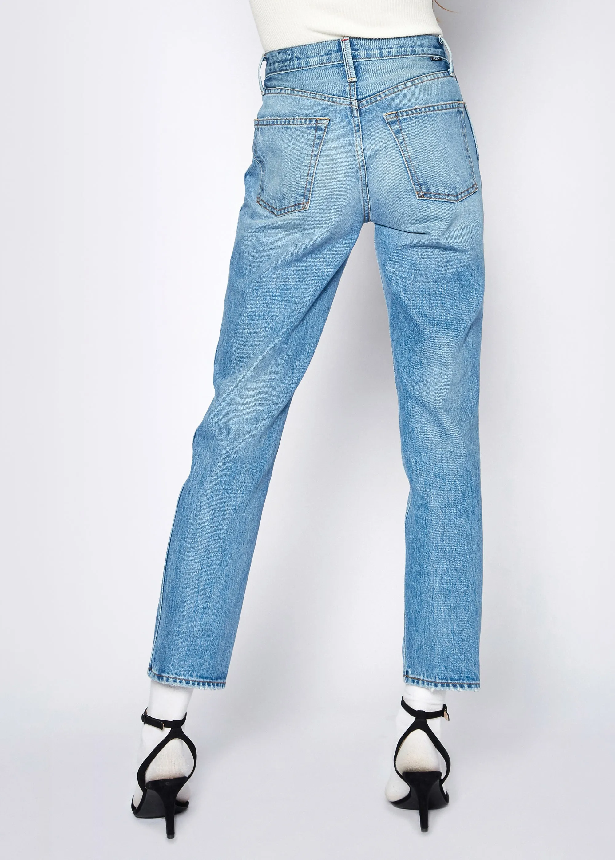 Claude High Rise Crop Straight